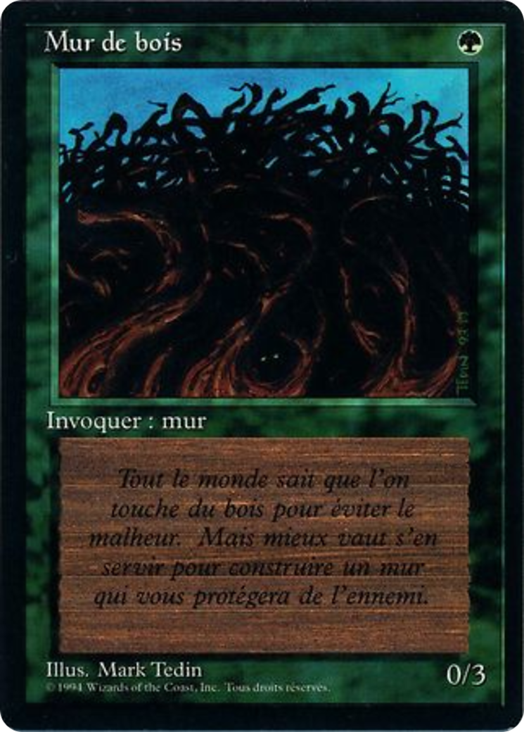 Wall of Wood [Foreign Black Border] | Grognard Games
