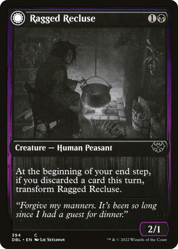 Ragged Recluse // Odious Witch [Innistrad: Double Feature] | Grognard Games