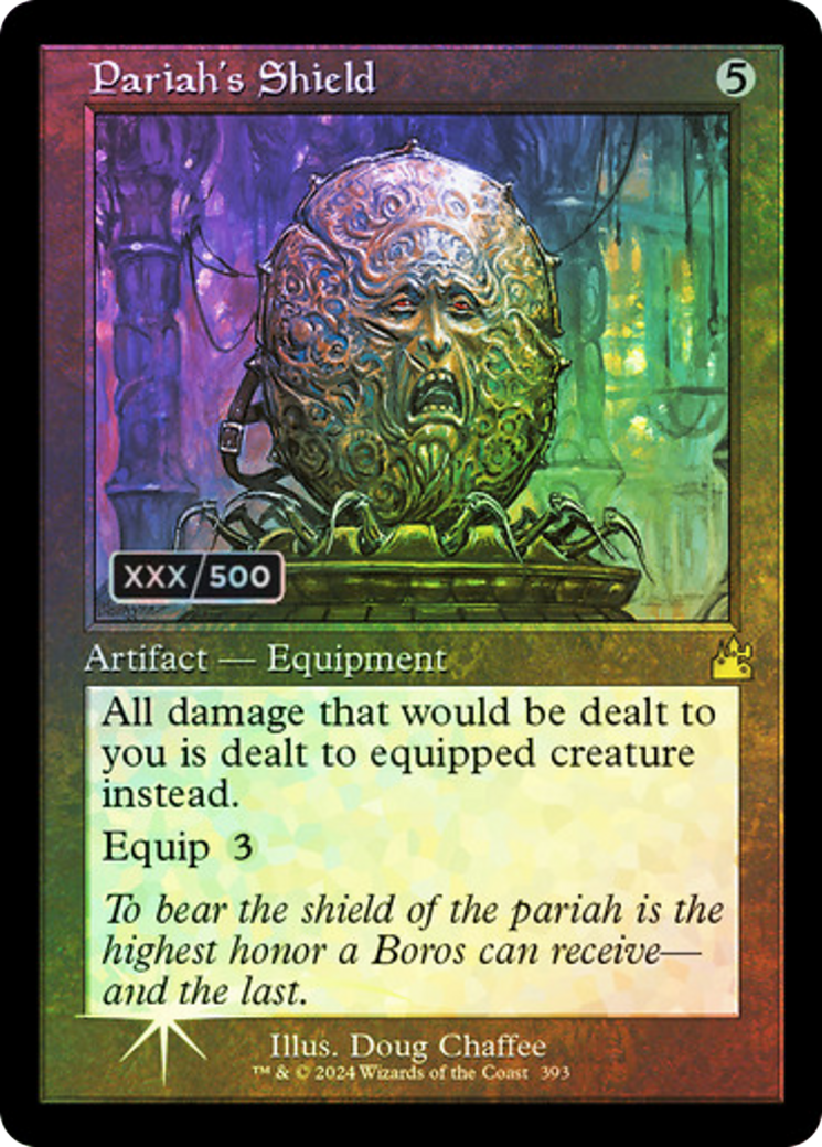 Pariah's Shield (Retro) (Serialized) [Ravnica Remastered] | Grognard Games