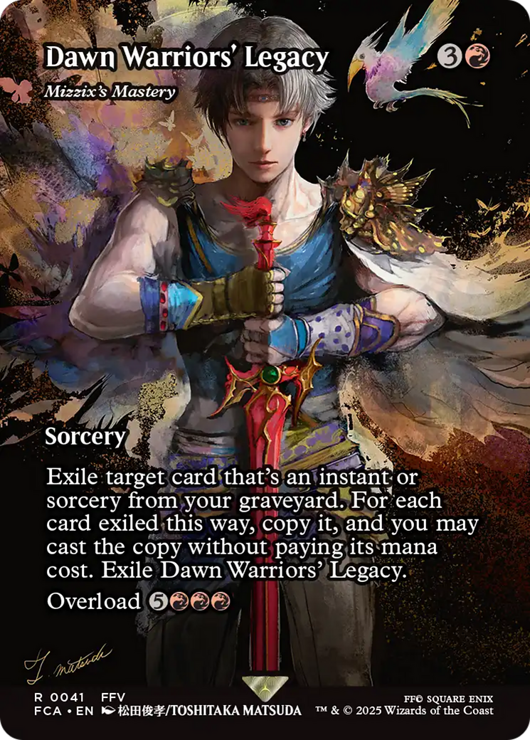 Dawn Warriors' Legacy - Mizzix's Mastery (Showcase) (FCA-041) - FINAL FANTASY: Through the Ages Foil | Grognard Games