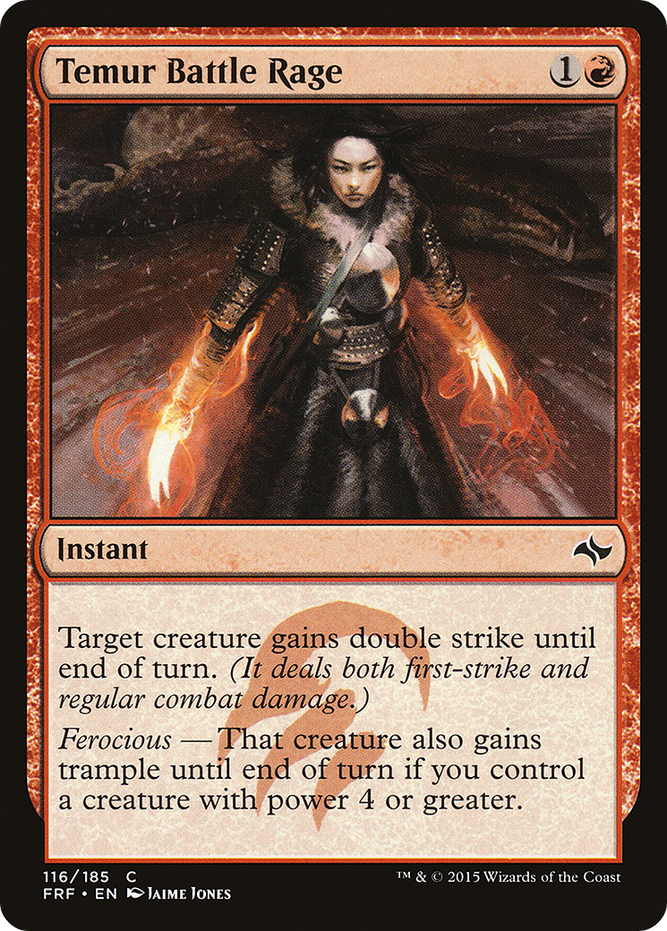 Temur Battle Rage (FRF-116) - Fate Reforged | Grognard Games