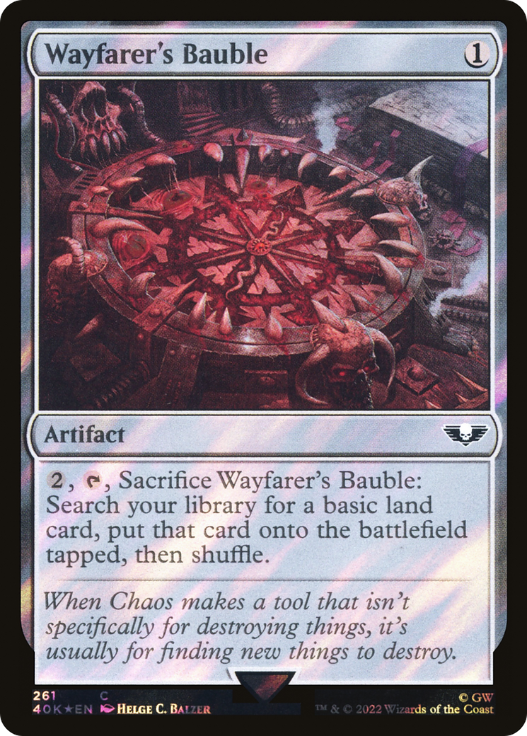 Wayfarer's Bauble (261) (Surge Foil) [Universes Beyond: Warhammer 40,000] | Grognard Games