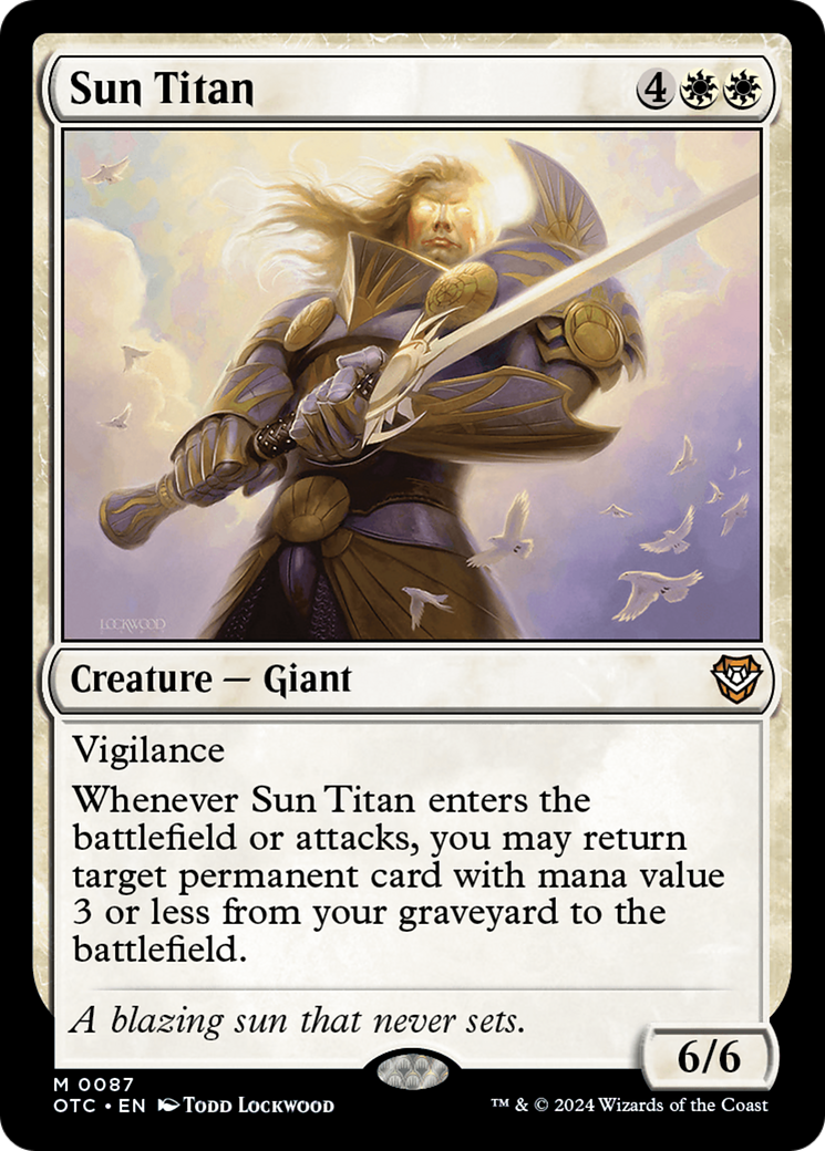 Sun Titan [Outlaws of Thunder Junction Commander] | Grognard Games