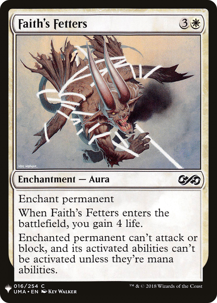Faith's Fetters [Mystery Booster] | Grognard Games