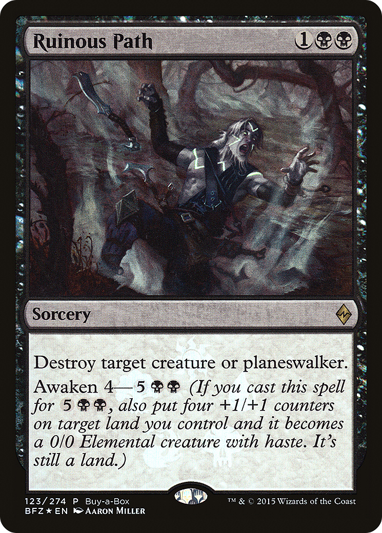 Ruinous Path (Buy-A-Box) [Battle for Zendikar Promos] | Grognard Games