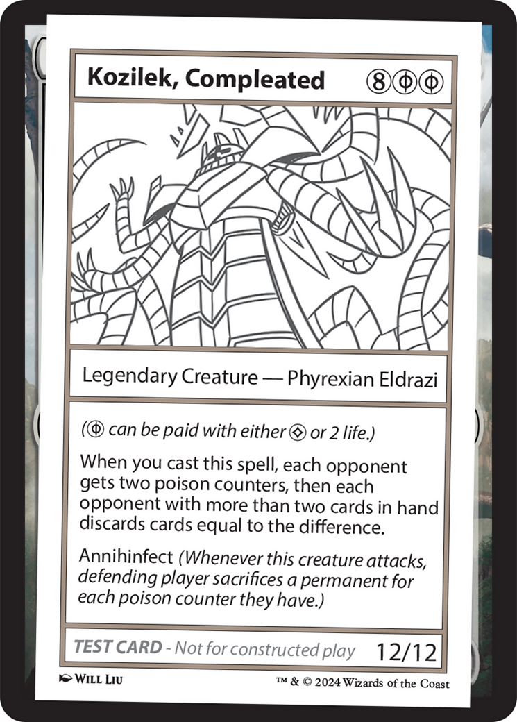 Kozilek, Completed [Mystery Booster 2 Playtest Cards] | Grognard Games