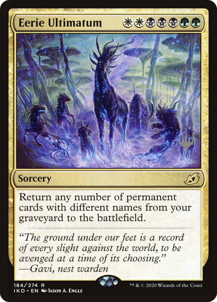 Eerie Ultimatum (Promo Pack) [Ikoria: Lair of Behemoths Promos] | Grognard Games