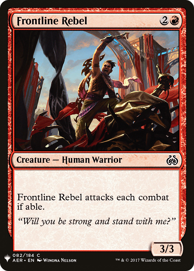 Frontline Rebel [Mystery Booster] | Grognard Games