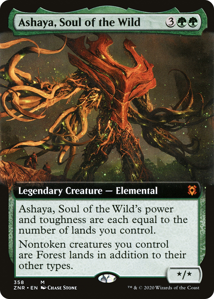 Ashaya, Soul of the Wild (Extended) [Zendikar Rising] | Grognard Games