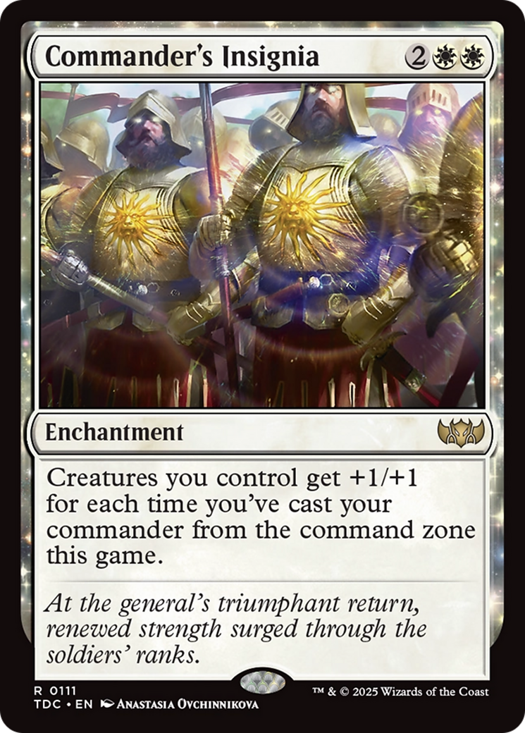 Commander's Insignia [Tarkir: Dragonstorm Commander] | Grognard Games