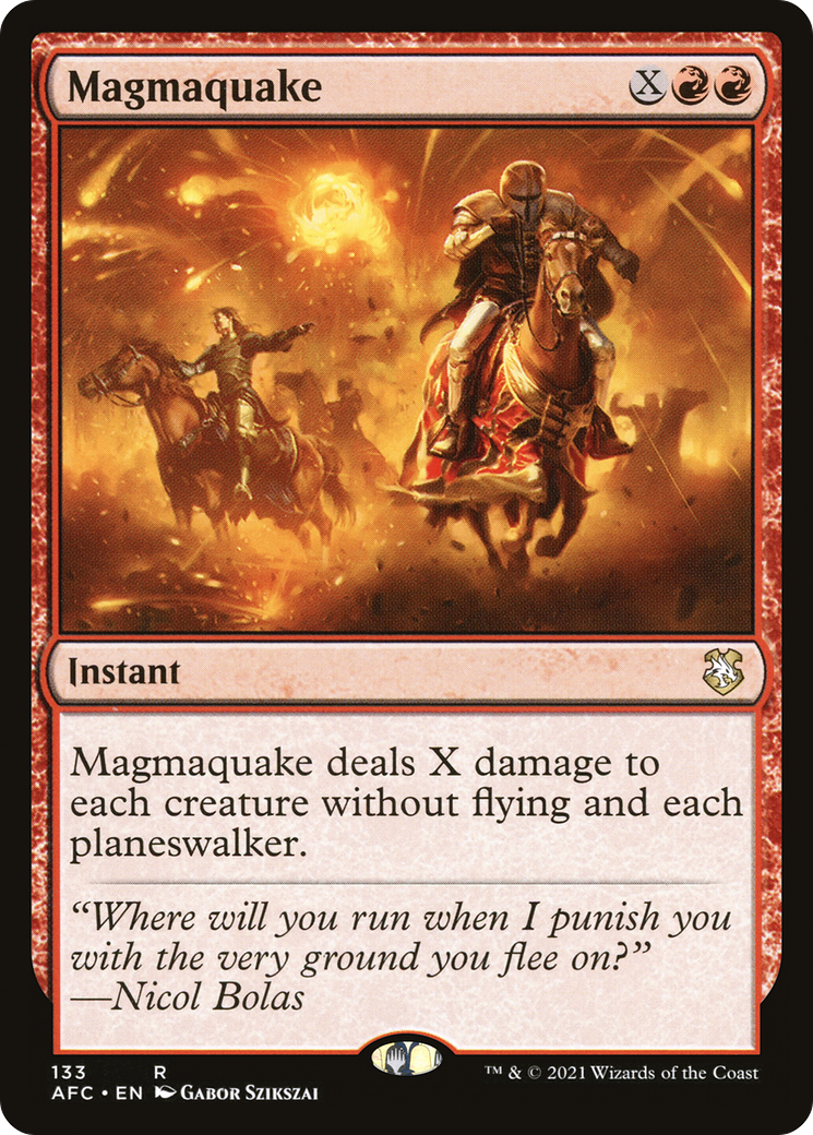 Magmaquake [Dungeons & Dragons: Adventures in the Forgotten Realms Commander] | Grognard Games