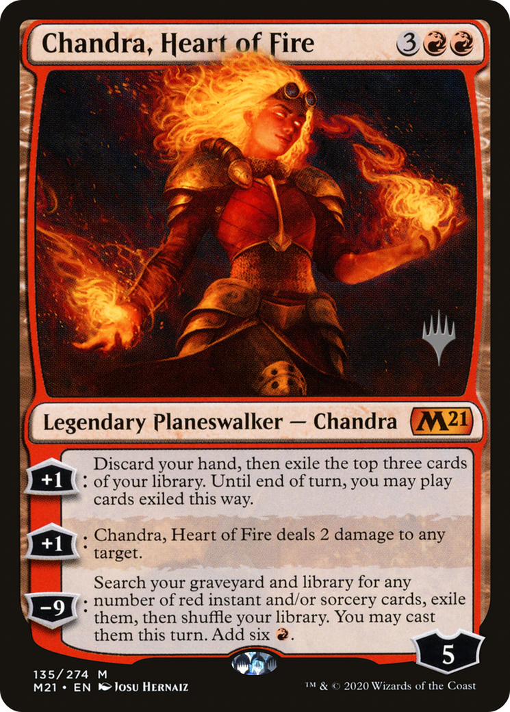 Chandra, Heart of Fire (Promo Pack) [Core Set 2021 Promos] | Grognard Games