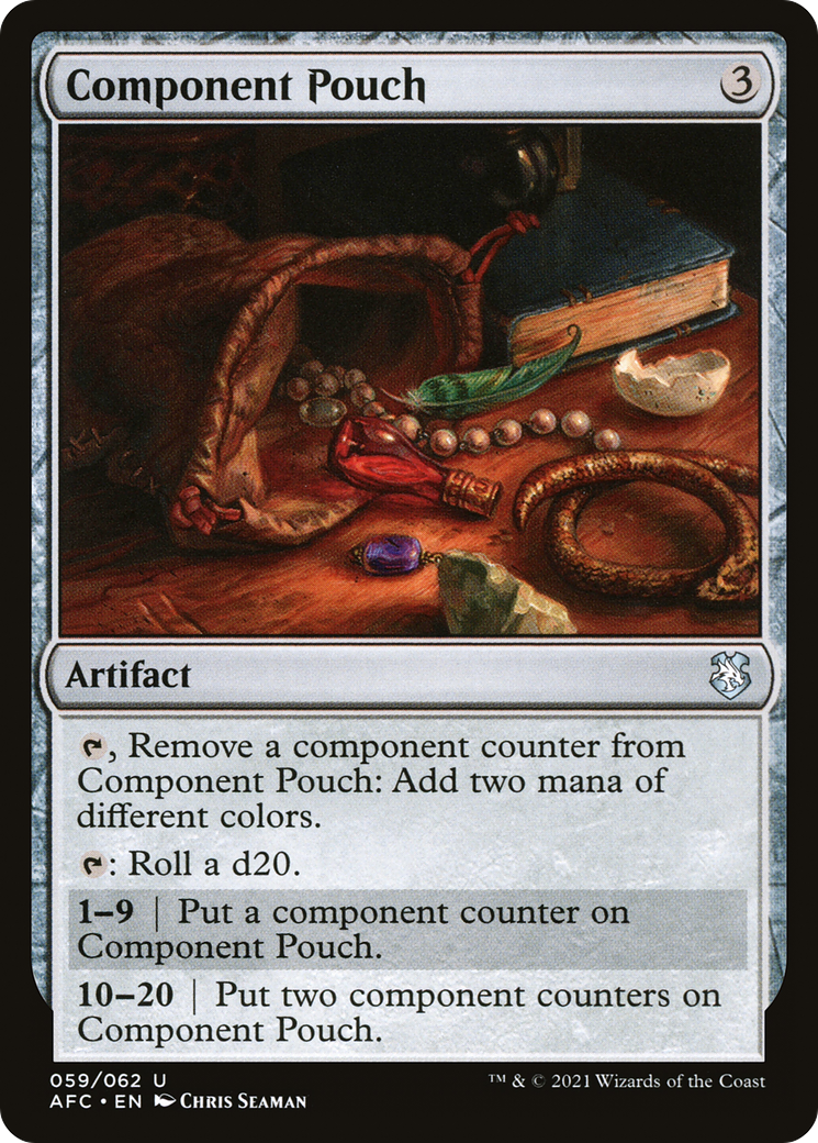 Component Pouch [Dungeons & Dragons: Adventures in the Forgotten Realms Commander] | Grognard Games