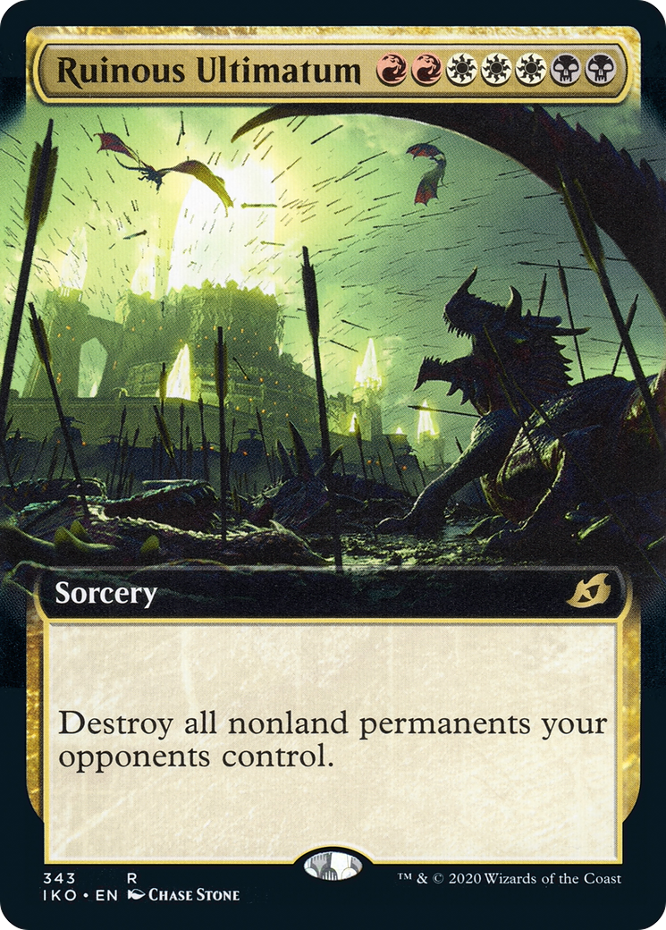 Ruinous Ultimatum (Extended Art) [Ikoria: Lair of Behemoths] | Grognard Games