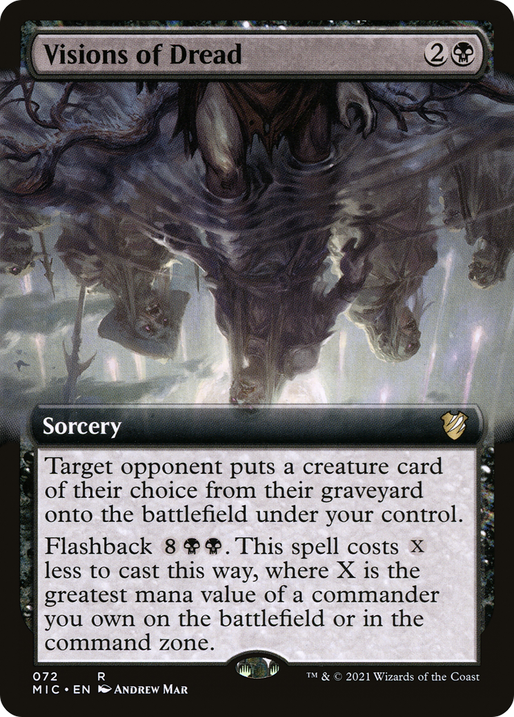 Visions of Dread (Extended) [Innistrad: Midnight Hunt Commander] | Grognard Games