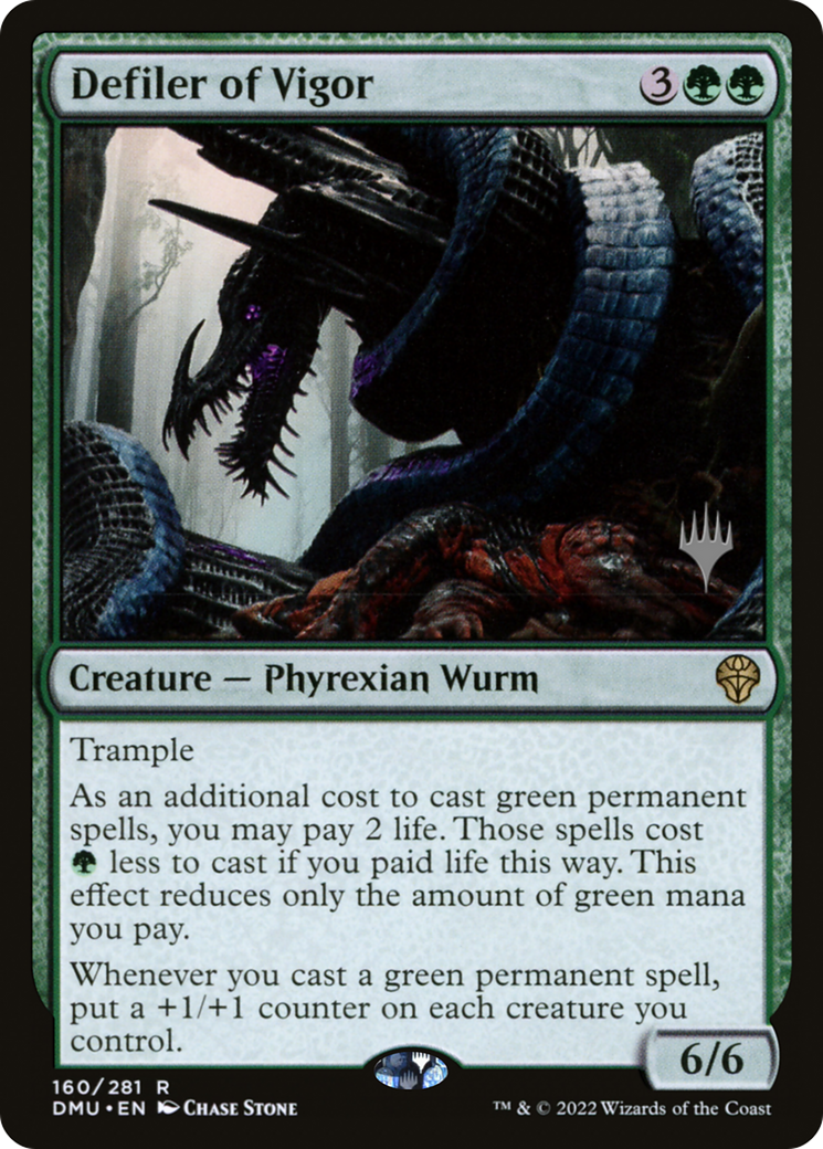 Defiler of Vigor (Promo Pack) [Dominaria United Promos] | Grognard Games
