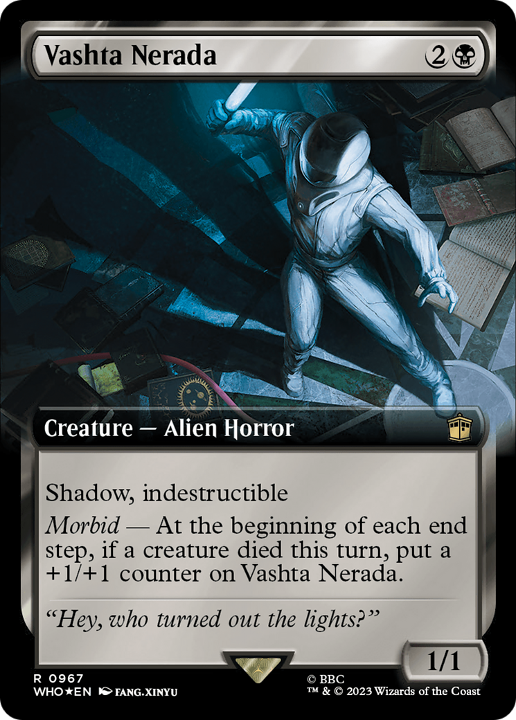 Vashta Nerada (Extended Art) (Surge Foil) [Doctor Who] | Grognard Games