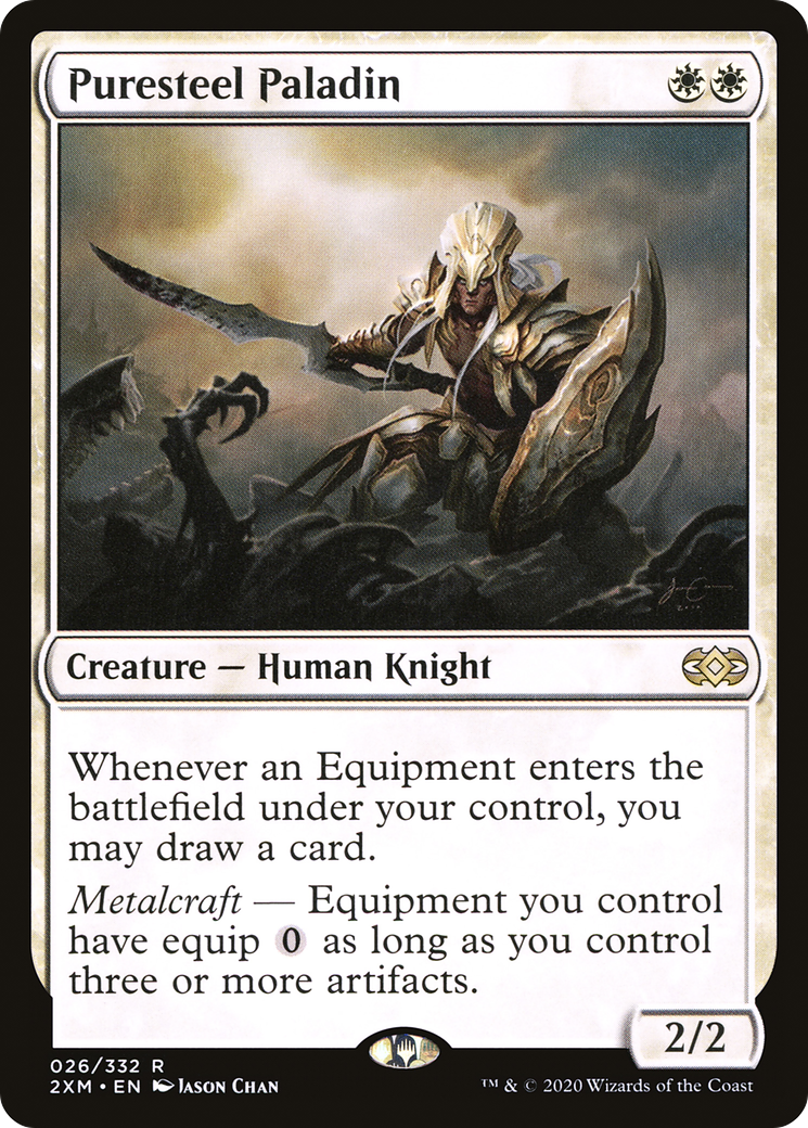 Puresteel Paladin [Double Masters] | Grognard Games