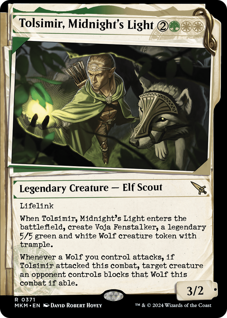 Tolsimir, Midnight's Light (Showcase) [Murders at Karlov Manor] | Grognard Games