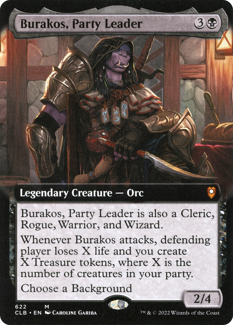 Burakos, Party Leader (Extended Art) [Commander Legends: Battle for Baldur's Gate] | Grognard Games