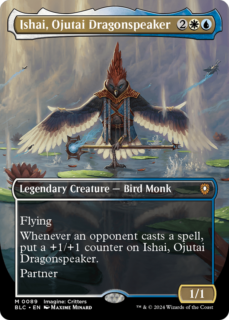 Ishai, Ojutai Dragonspeaker (Borderless) [Bloomburrow Commander] | Grognard Games