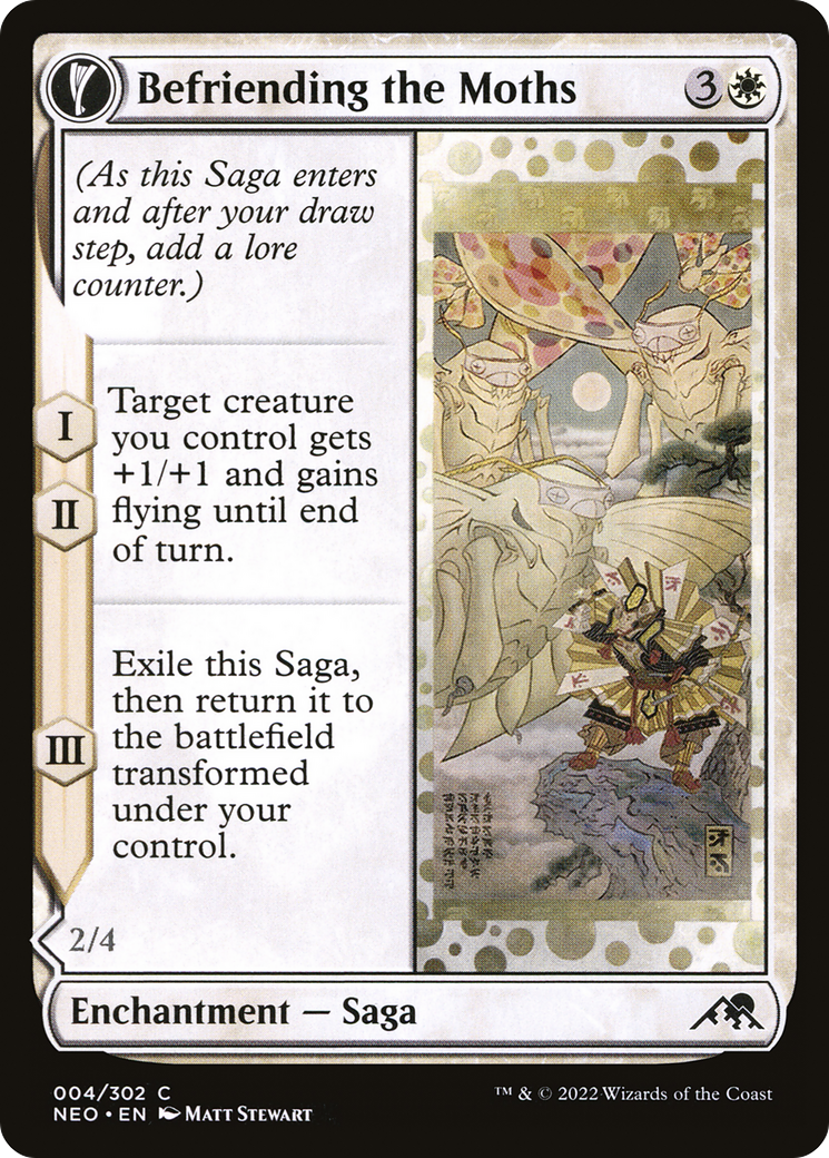 Befriending the Moths // Imperial Moth [Kamigawa: Neon Dynasty] | Grognard Games