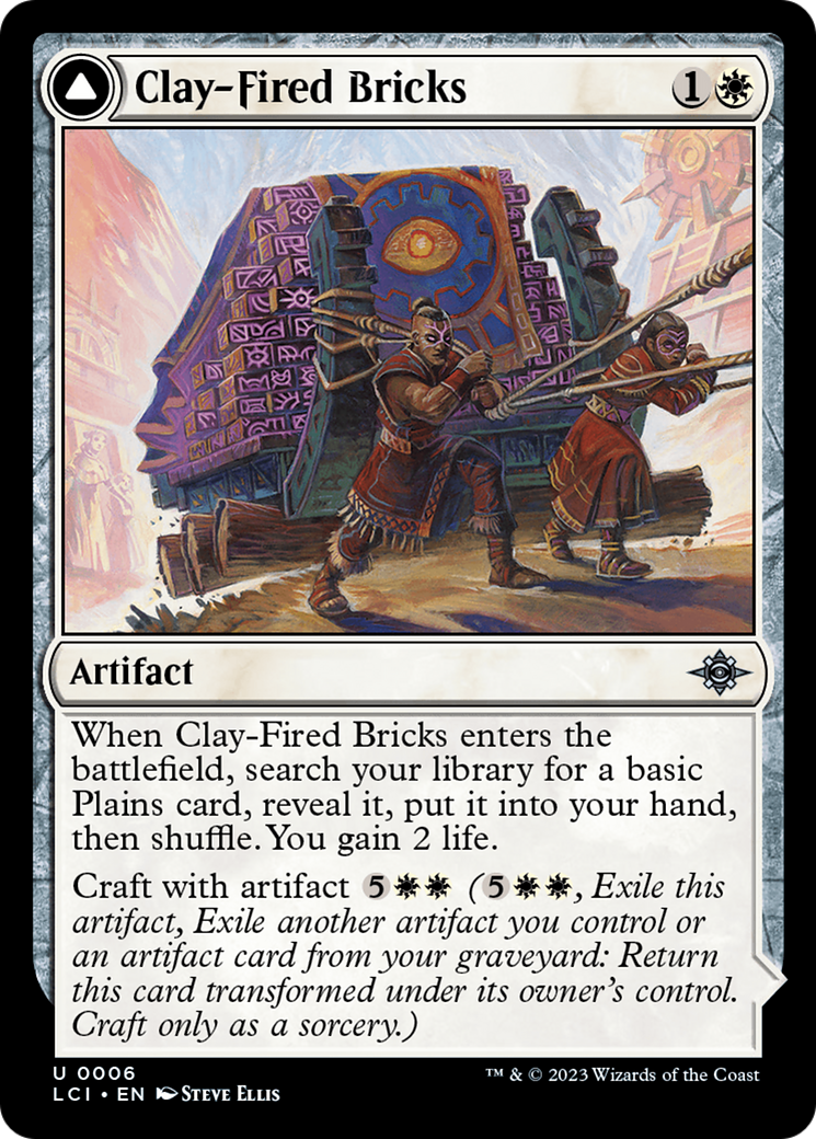 Clay-Fired Bricks // Cosmium Kiln [The Lost Caverns of Ixalan] | Grognard Games