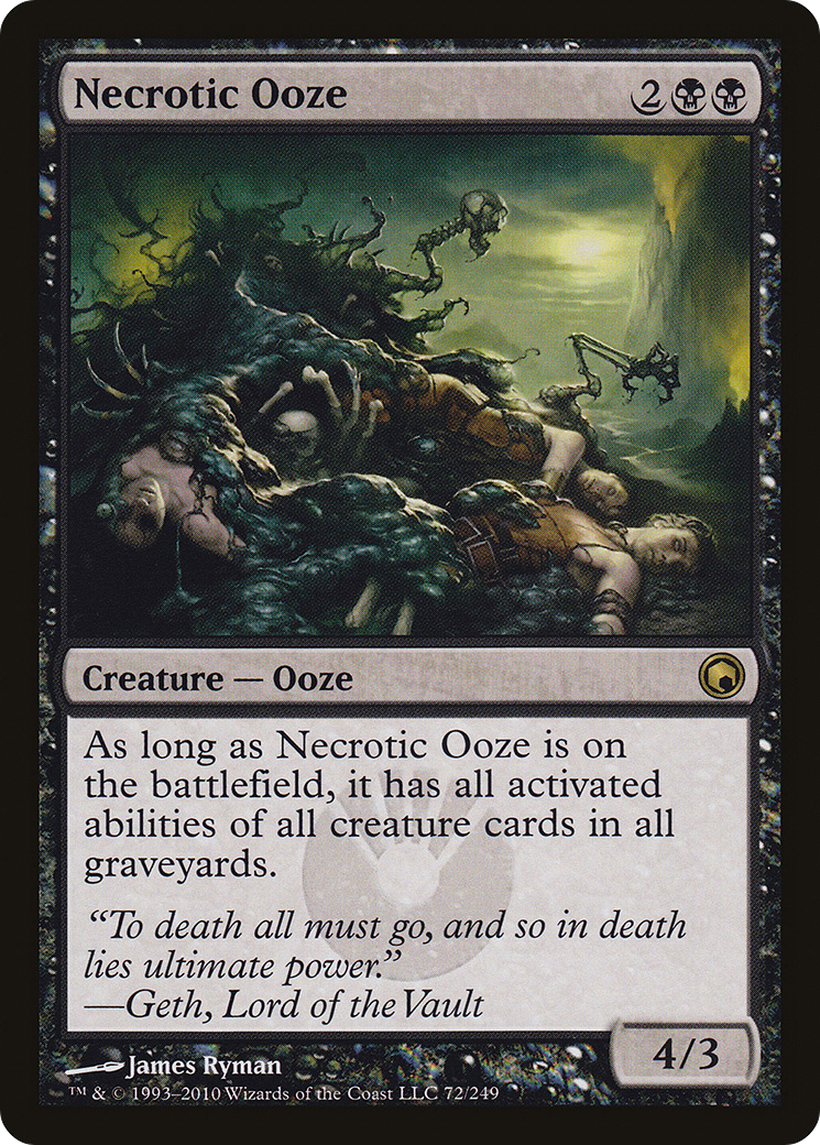 Necrotic Ooze [Scars of Mirrodin] | Grognard Games