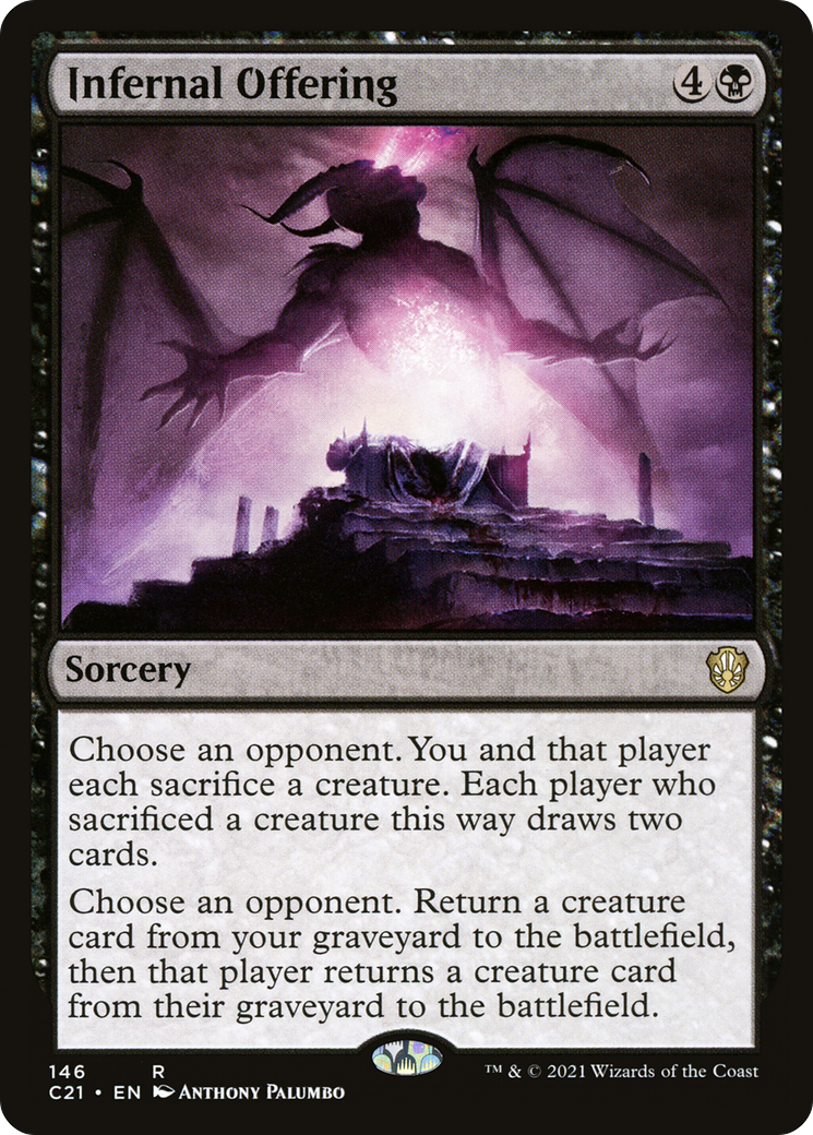 Infernal Offering [Commander 2021] | Grognard Games