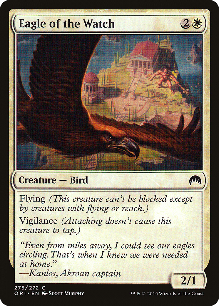 Eagle of the Watch (ORI-275) - Magic Origins Foil | Grognard Games