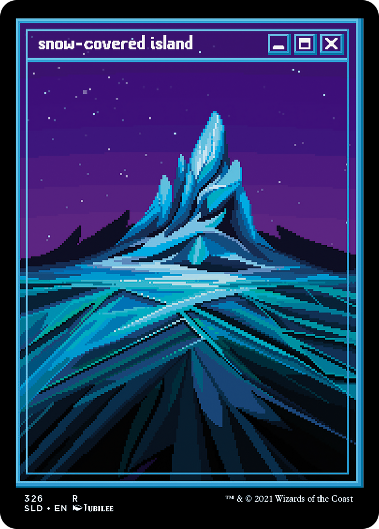 Snow-Covered Island (SLD-326) - Secret Lair Drop Etched Foil | Grognard Games