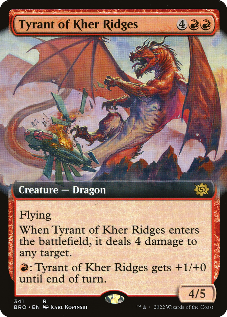 Tyrant of Kher Ridges (Extended Art) [The Brothers' War] | Grognard Games