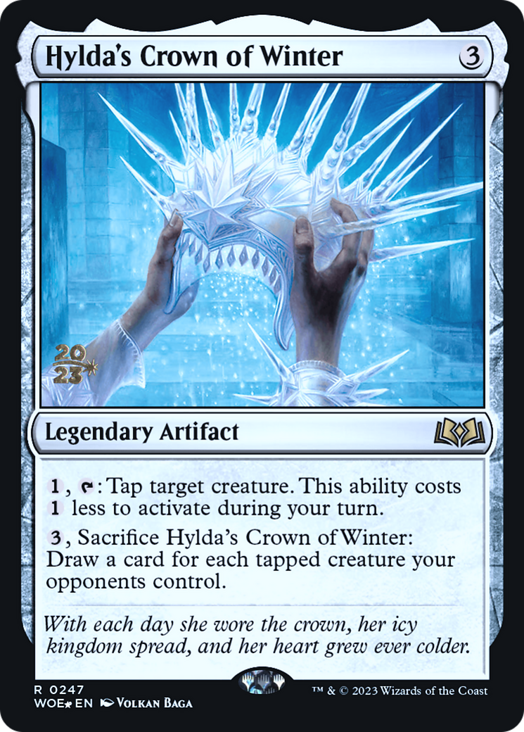 Hylda's Crown of Winter [Wilds of Eldraine Prerelease Promos] | Grognard Games