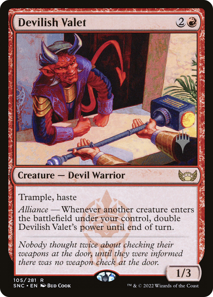 Devilish Valet (Promo Pack) [Streets of New Capenna Promos] | Grognard Games