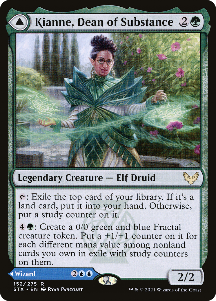 Kianne, Dean of Substance // Imbraham, Dean of Theory [Strixhaven: School of Mages] | Grognard Games