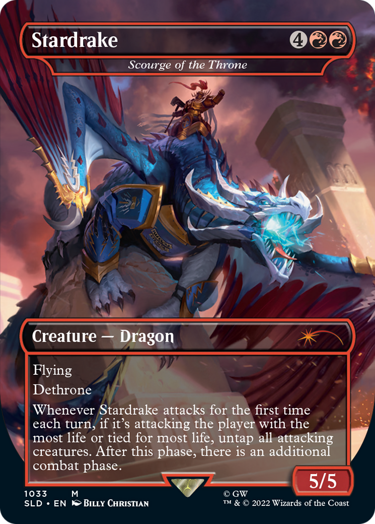 Stardrake - Scourge of the Throne (Borderless) [Secret Lair Drop Series] | Grognard Games