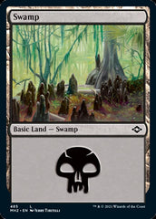 Swamp (485) (Foil Etched) [Modern Horizons 2] | Grognard Games