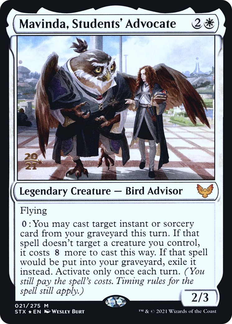 Mavinda, Students' Advocate [Strixhaven: School of Mages Prerelease Promos] | Grognard Games