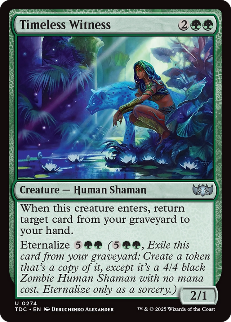 Timeless Witness [Tarkir: Dragonstorm Commander] | Grognard Games