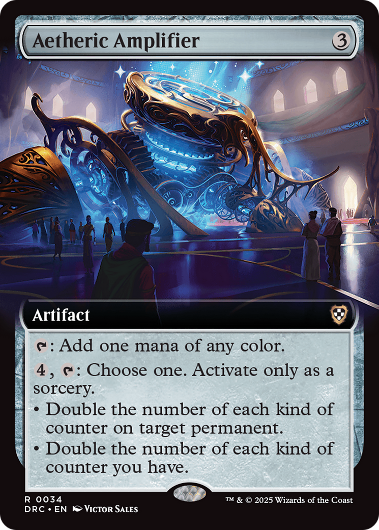 Aetheric Amplifier (Extended Art) [Aetherdrift Commander] | Grognard Games