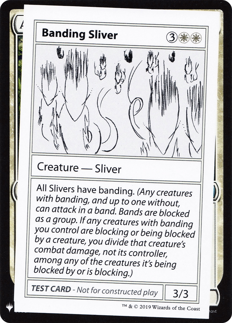 Banding Sliver [Mystery Booster Playtest Cards] | Grognard Games