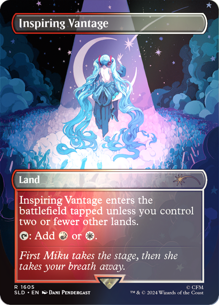 Inspiring Vantage (1605 - Japanese Rainbow Foil) [Secret Lair Drop Series] | Grognard Games
