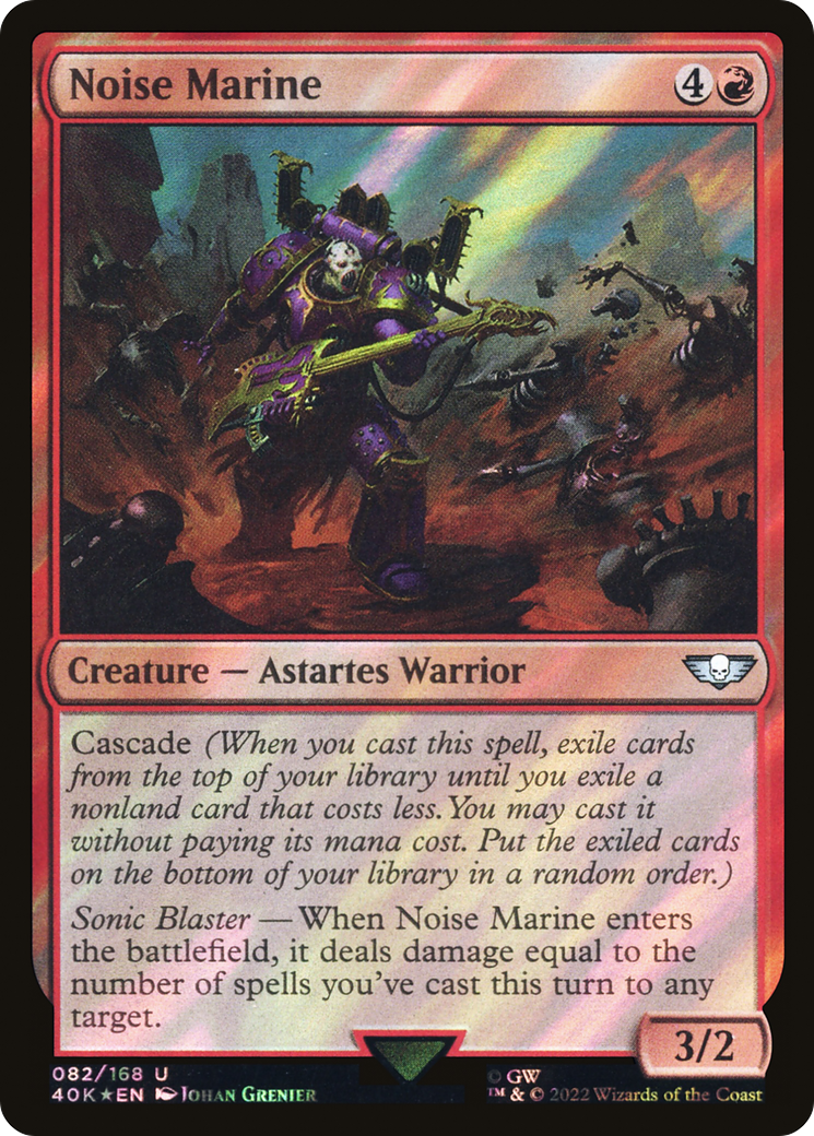 Noise Marine (Surge Foil) [Universes Beyond: Warhammer 40,000] | Grognard Games