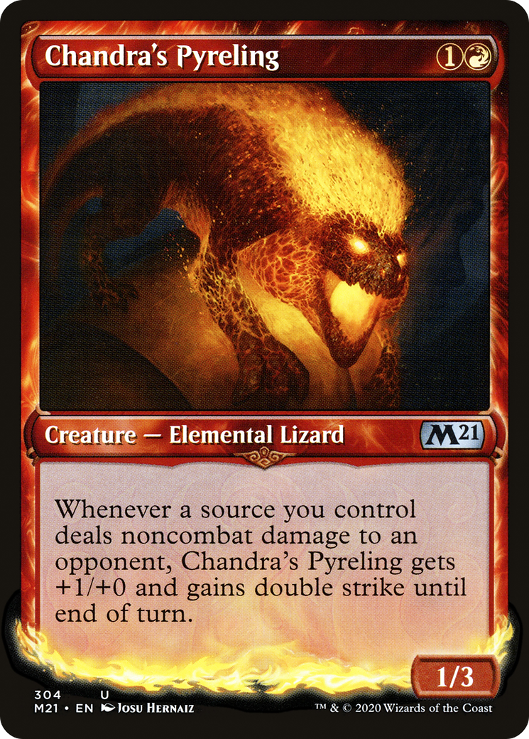 Chandra's Pyreling (M21-304) - Core Set 2021: (Showcase) Foil | Grognard Games