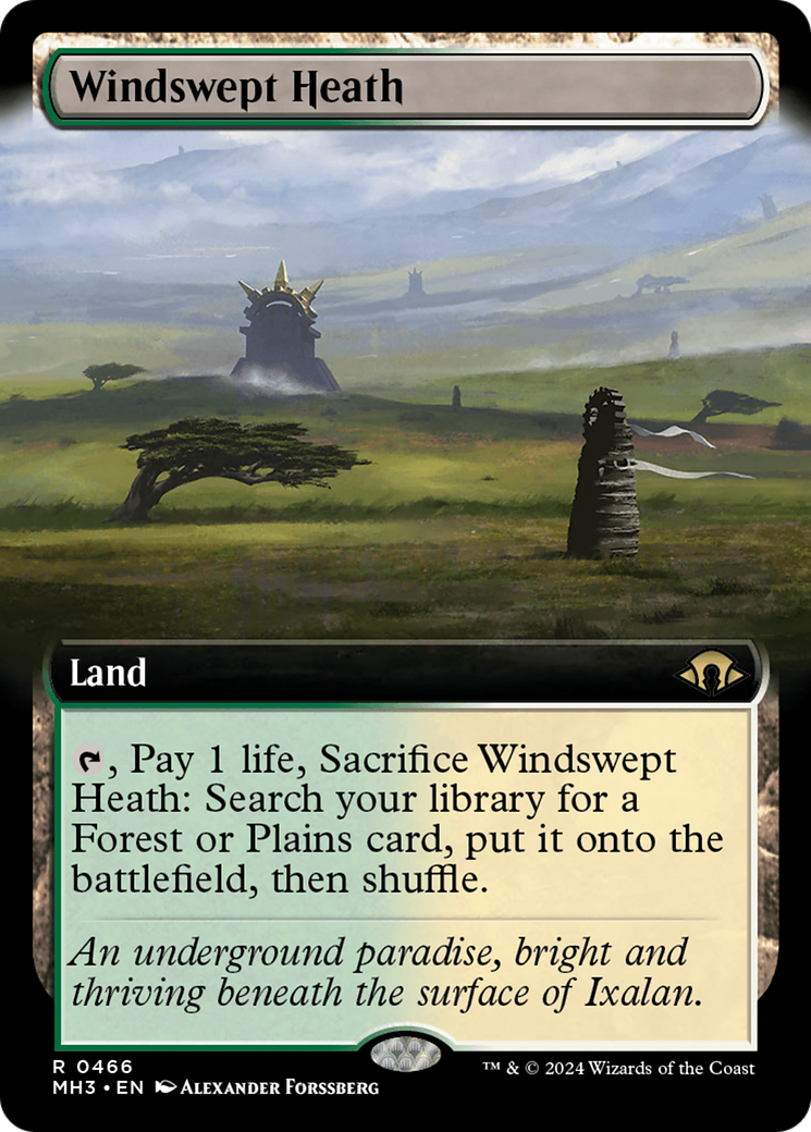 Windswept Heath (Extended Art) [Modern Horizons 3] | Grognard Games