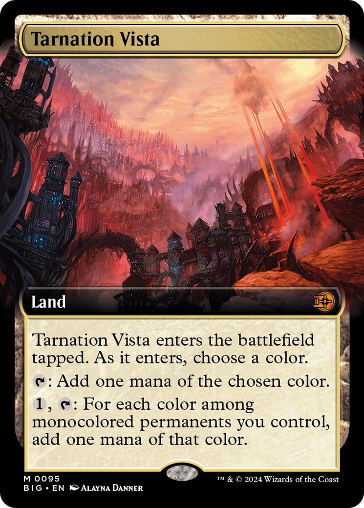 Tarnation Vista (Extended Art) [Outlaws of Thunder Junction: The Big Score] | Grognard Games