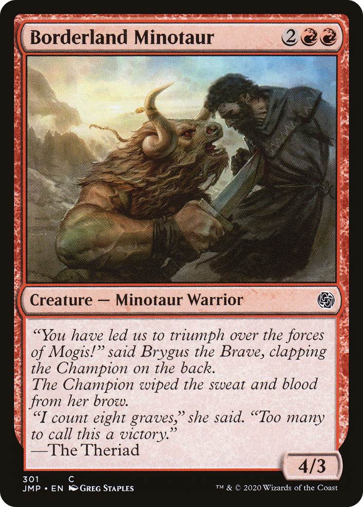 Borderland Minotaur [Jumpstart] | Grognard Games