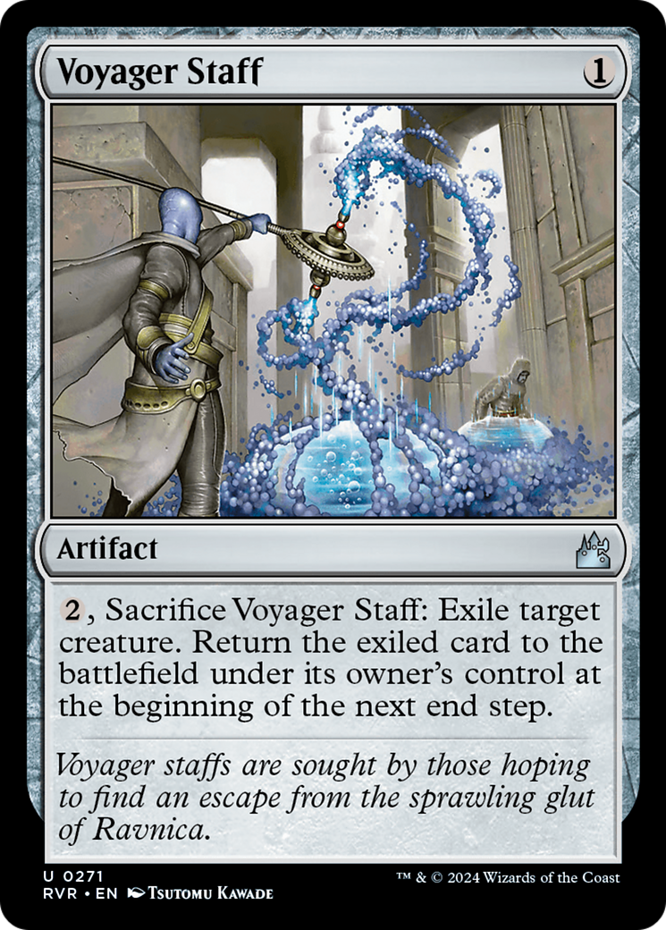 Voyager Staff [Ravnica Remastered] | Grognard Games