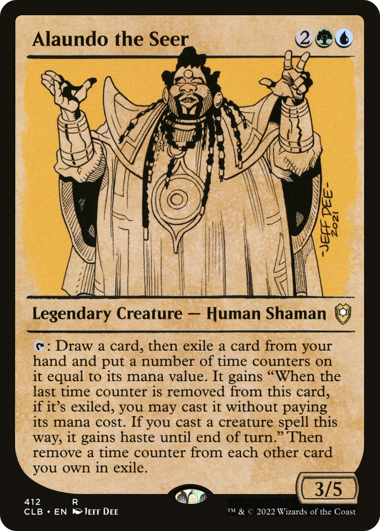 Alaundo the Seer (Showcase) [Commander Legends: Battle for Baldur's Gate] | Grognard Games