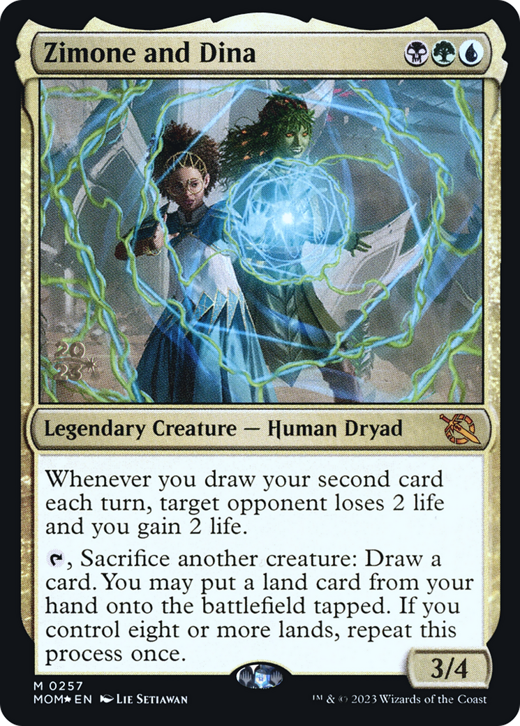 Zimone and Dina [March of the Machine Prerelease Promos] | Grognard Games
